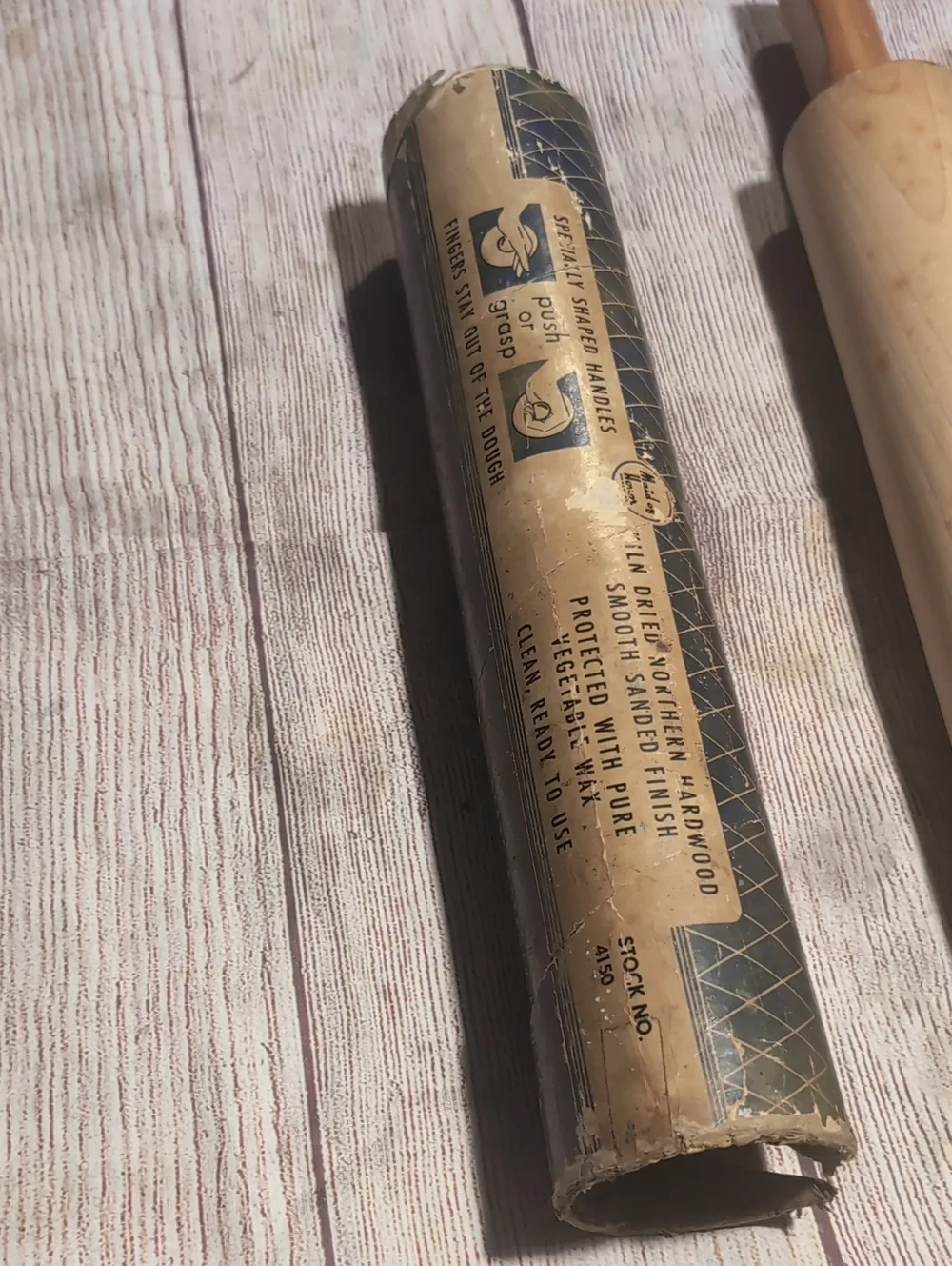 Maid Of Honor Vintage Ball Bearing Rolling Pin Sears Roebuck Circa 1930's